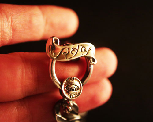 "STARE" EDGY Bracelet -SILVER