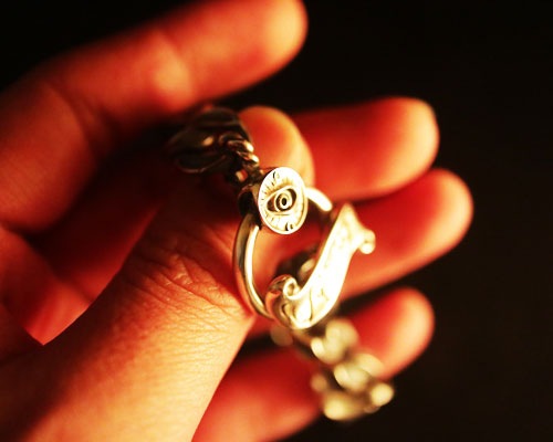 "STARE" EDGY Bracelet -SILVER