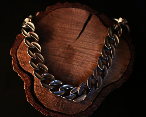 "STARE" EDGY Bracelet -SILVER