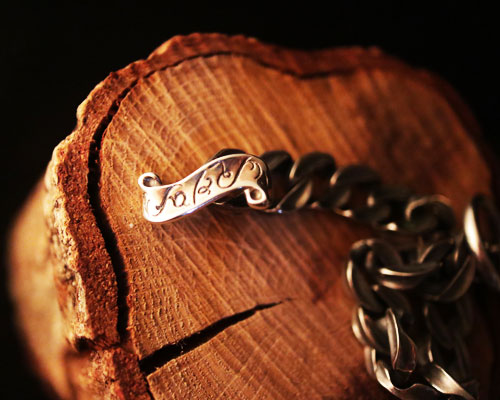 "STARE" EDGY Bracelet -SILVER