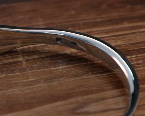 Rasp Bangle -SILVER