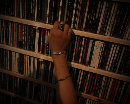 Rasp Bangle -SILVER