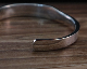 Rasp Bangle -SILVER