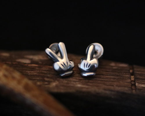 アクセサリー gunda SKULL PIERCE/P/Pair gunda ピアス gunda/ガンダ/SKULL PI/P/PAIR メンズ レディース