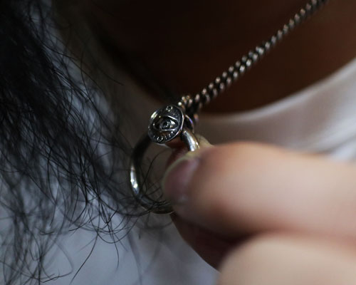 "STARE" Grass Holder -SILVER