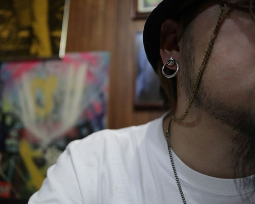 "STARE" Knocker Pierce -SILVER