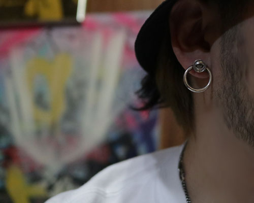 "STARE" Knocker Pierce -SILVER