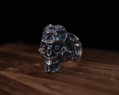 All Nature Skull Ring -COMBI