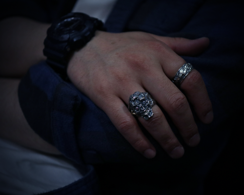 All Nature Skull Ring -COMBI