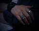 All Nature Skull Ring -COMBI