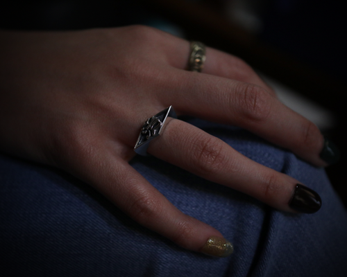 Daddy's "��" Ring -SILVER