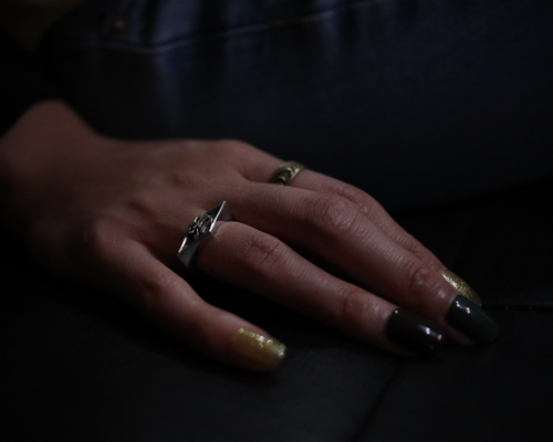 Daddy's "��" Ring -SILVER