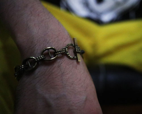 BinderBracelet -BRASS