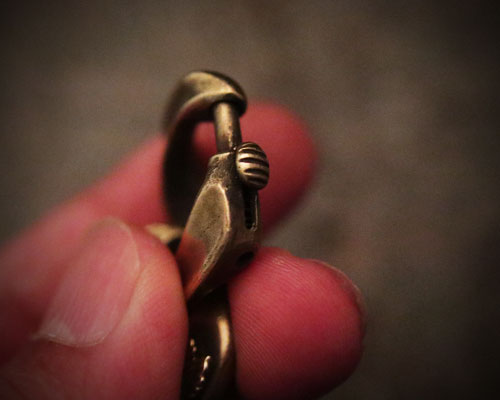 "ROOTS"PLANTS LINKS Bracelet  -BRASS