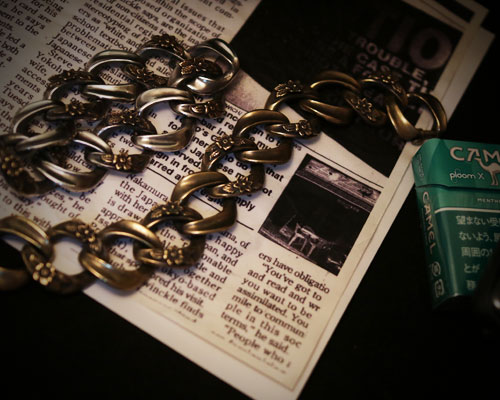 "ROOTS"PLANTS LINKS Bracelet    -COMBI