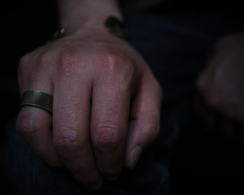Large Rasp Ring -BRASS