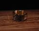 Large Rasp Ring -BRASS
