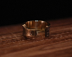 Large Rasp Ring -BRASS