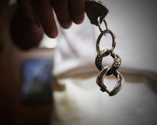 "ROOTS"PLANTS LINKS KeyHolder -COMBI