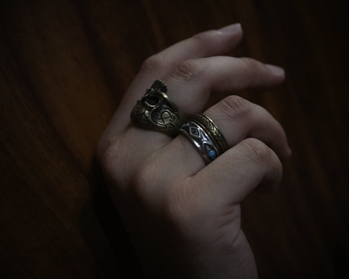 All Nature Ring "Eyes" -SILVER