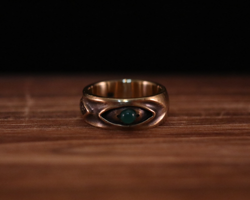 All Nature Ring "Eyes" -BRASS