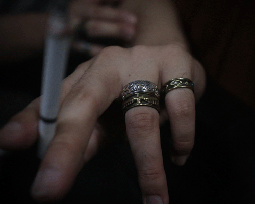 All Nature Ring "Eyes" -BRASS