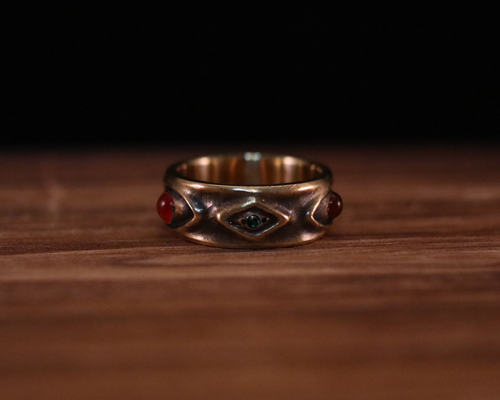 All Nature Ring "Eyes" -BRASS