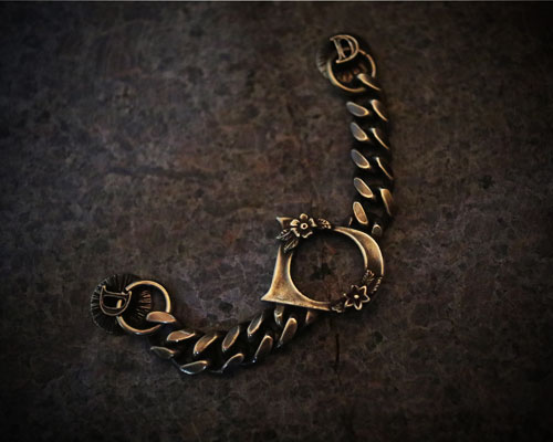 D3 SmartPhone HoldChain-BRASS