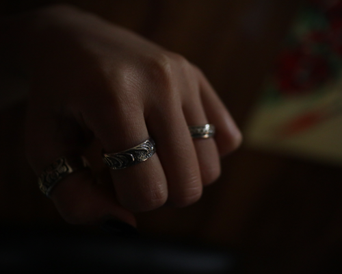 All Nature Ring "Wave" -SILVER