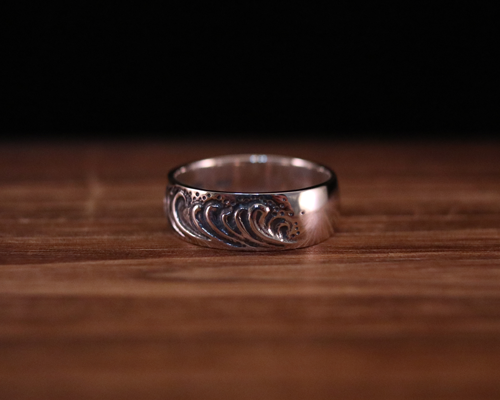 All Nature Ring "Wave" -SILVER