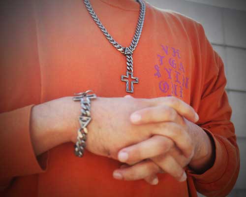 Prisoner Rosary -Silvercolor