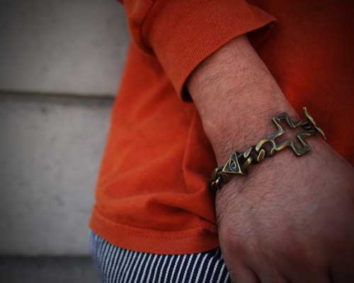 Prisoner Rosary Bracelet -BRASS