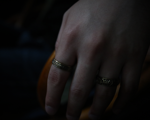 All Nature Ring "Leaf" -BRASS