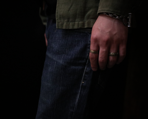 All Nature Ring "Leaf" -BRASS