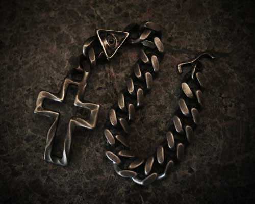 Prisoner Rosary Bracelet -Silvercolor