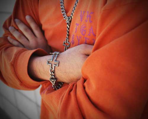 Prisoner Rosary Bracelet -Silvercolor