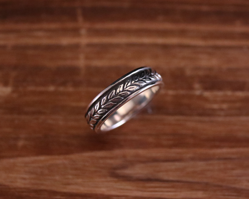 All Nature Ring "Leaf" -SILVER