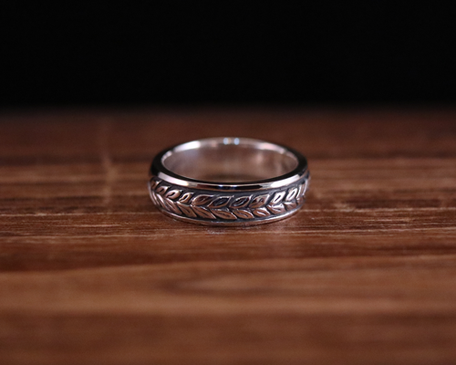 All Nature Ring "Leaf" -SILVER