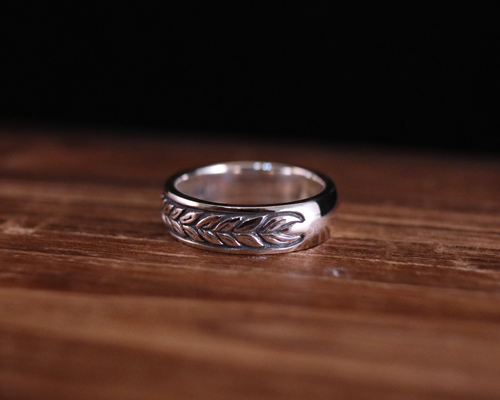 All Nature Ring "Leaf" -SILVER