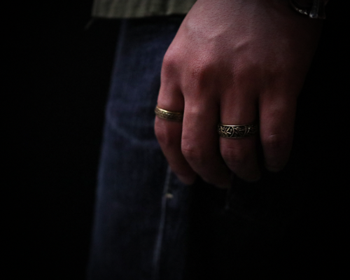 All Nature Ring "Floral" -BRASS