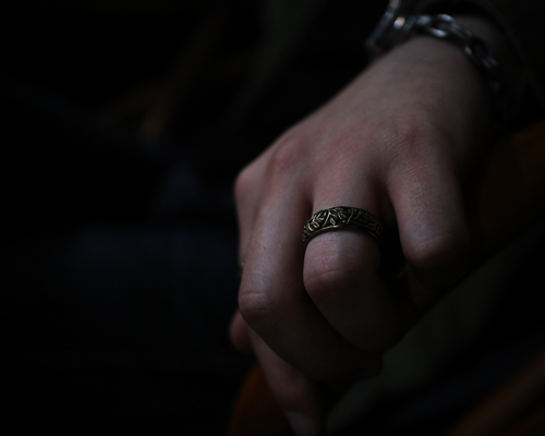 All Nature Ring "Floral" -BRASS