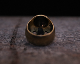 Daddy's "D3" Skull Ring -BRASS
