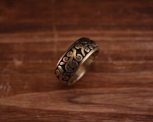 All Nature Ring "Ivy" -BRASS