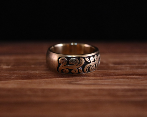 All Nature Ring "Ivy" -BRASS
