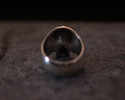 Daddy's "D3" Skull Ring -SILVER