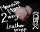 "MEMENTO MORI" 2way LeatherWrap -BRASS