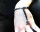 "MEMENTO MORI" 2way LeatherWrap -SILVER