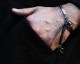 "MEMENTO MORI" 2way LeatherWrap -SILVER