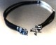 "MEMENTO MORI" 2way LeatherWrap -SILVER