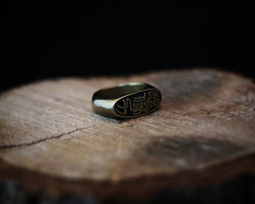"Imagination"Ring -BRASS